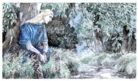 Finrod escucha el consejo de Ulmo